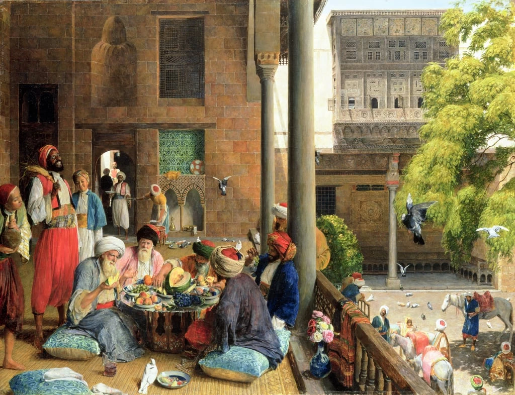 Il pasto di mezzogiorno, Il Cairo, 1875